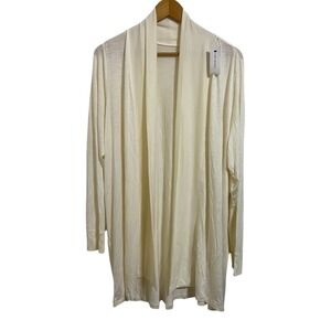 Lane Bryant NWT‎ Cream Cardigan Duster Long Sleeve Open Front Lightweight 14/16